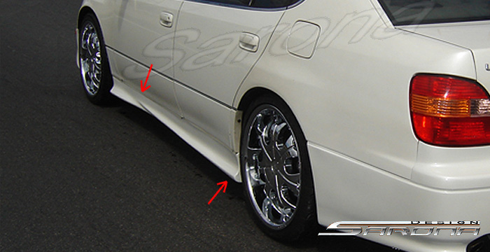 Custom Lexus GS300/400 Side Skirts  Sedan (1998 - 2005) - $490.00 (Part #LX-002-SS)